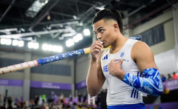 Παγκόσμιο Πρωτάθλημα Κλειστού Στίβου: Αργυρός ο Καραλής