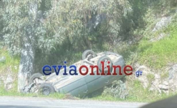 Χαλκίδα: Εντοπίστηκε και συνελήφθη ο οδηγός του αυτοκίνητου που βρέθηκε αναποδογυρισμένο