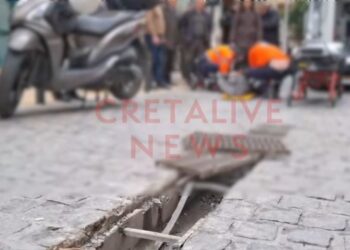 Ηράκλειο: Νέο ατύχημα λόγω σπασμένης σχάρας – Στο νοσοκομείο δικυκλιστής