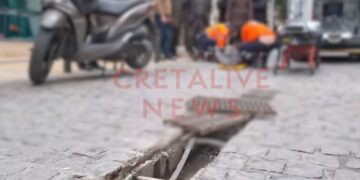 Ηράκλειο: Νέο ατύχημα λόγω σπασμένης σχάρας – Στο νοσοκομείο δικυκλιστής