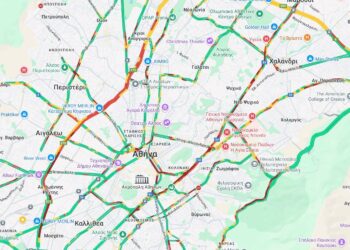 Στο «κόκκινο» Κηφισός, Κηφισίας, Μεσογείων και οι δρόμοι στο κέντρο λόγω της βροχόπτωσης – Καθυστερήσεις και στην Αττική Οδό 