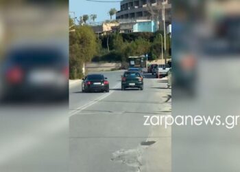Χανιά: Οδηγός κάνει επικίνδυνες προσπεράσεις πάνω στις στροφές