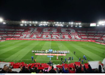 Το εκπληκτικό κορεό για τα 100 χρόνια του συλλόγου που κάλυψε όλο το «Γ. Καραϊσκάκης»