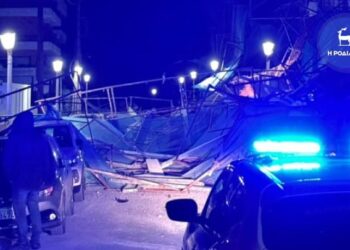 Συνελήφθησαν ο μηχανικός και ο εργολάβος για την κατάρρευση της σκαλωσιάς σε ξενοδοχείο