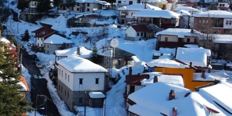 Στους -10,6 βαθμούς έπεσε η θερμοκρασία στο Σέλι – Νιφάδες χιονιού στα ορεινά της Θεσσαλονίκης