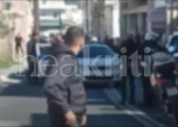 Καρέ καρέ η σύλληψη των τριών ανδρών για τους πυροβολισμούς στο Ρέθυμνο