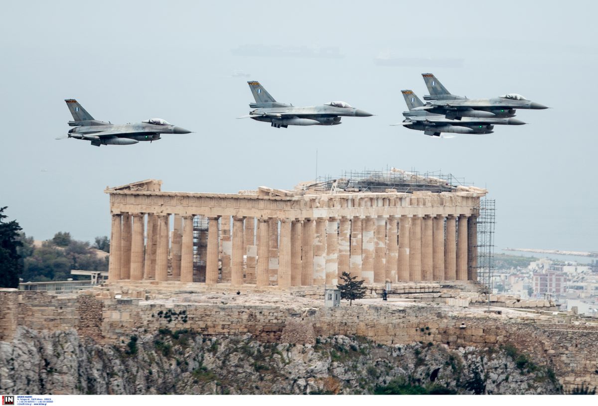 παρέλαση 25η Μαρτίου μαχητικά