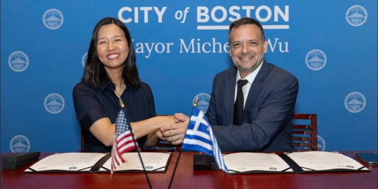 Χάρης Δούκας – Michelle Wu: Ενώνουν δυνάμεις για Αθήνα και Βοστώνη