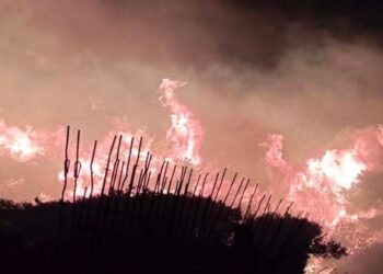 Φωτιά στην Κερατέα – Εκκενώνονται οικισμοί