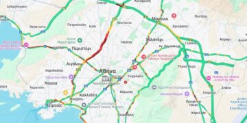 LIVE η κίνηση: Στο «κόκκινο» ο Κηφισός