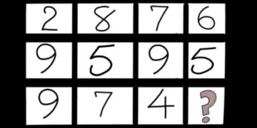 Mπορείτε να βρείτε το αριθμό που λείπει σε 14 δευτερόλεπτα;