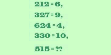 Mπορείτε να βρείτε τον αριθμό που λείπει σε 14 δευτερόλεπτα;