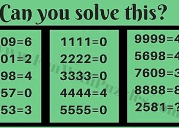 Mπορείτε να βρείτε τον αριθμό που λείπει σε 19 δευτερόλεπτα;