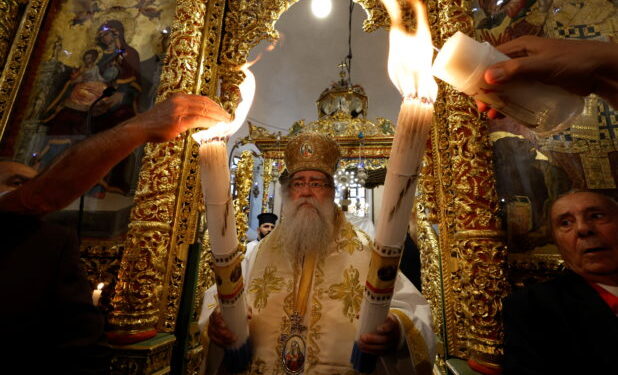 Η τελετή Αφής του Αγίου Φωτός στα Ιεροσόλυμα