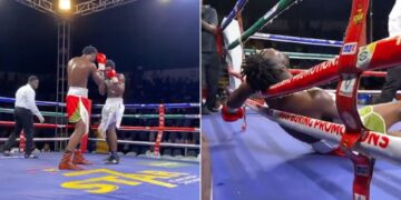 Βίντεο-σοκ: Νιγηριανός μποξέρ πέθανε στο ρινγκ κατά τη διάρκεια του αγώνα
