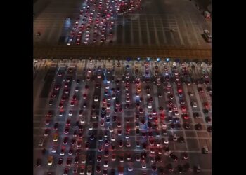 Δείτε βίντεο από την Αθηνών – Κορίνθου με τα ακινητοποιημένα αυτοκίνητα