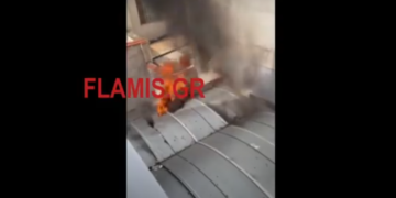 Βίντεο από τη στιγμή που ξέσπασε η φωτιά στο κατάστημα – Μαθητές φωνάζουν έντρομοι όταν βλέπουν τις φλόγες