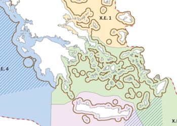 Για πρώτη φορά στη χώρα Θαλάσσιος Χωροταξικός Σχεδιασμός: Τα όρια της δυνητικής ελληνικής υφαλοκρηπίδας