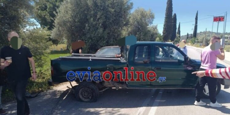 Καραμπόλα τριών αυτοκινήτων στην Εύβοια – Πώς συνέβη το τροχαίο