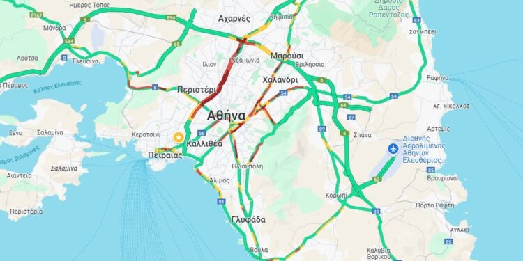 «Έμφραγμα» σε Κηφισό και Κηφισίας – Καθυστερήσεις στην Αττική Οδό