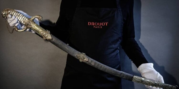 Σπαθί του Ναπολέοντα θα δημοπρατηθεί στο Παρίσι