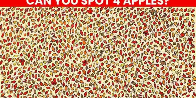 Μόνο αν είσαι ο Σέρλοκ Χολμς θα βρεις τα 4 μήλα σε 7 δευτερόλεπτα