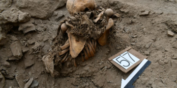 Λείψανα ανδρών, γυναικών και παιδιών που έχουν ταφεί ως ήρωες βρέθηκαν σε κυκλικούς λάκκους