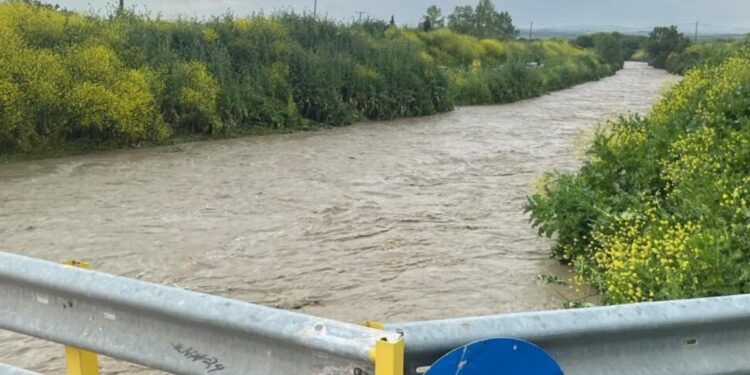 Χαλκιδική: Υπερχείλισε το ρέμα του Αγίου Παύλου