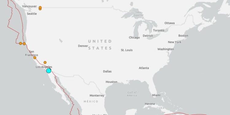 Σεισμός 5,2 Ρίχτερ στην Καλιφόρνια