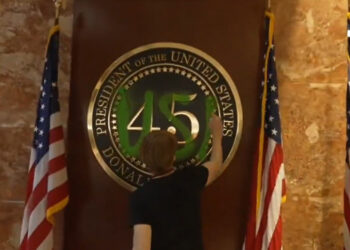 Activist stormed Trump Tower and arrested after vandalism with green paint – Watch video