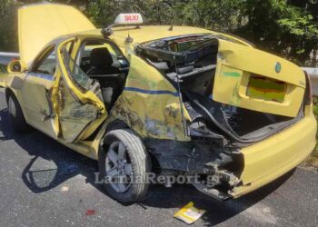 Φθιώτιδα: Σοβαρό τροχαίο στην Εθνική Οδό: Φορτηγό συγκρούστηκε με ταξί