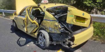 Φθιώτιδα: Σοβαρό τροχαίο στην Εθνική Οδό: Φορτηγό συγκρούστηκε με ταξί