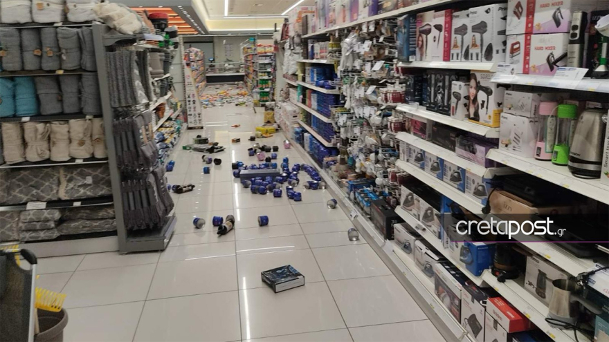 Σεισμός 6,1 Ρίχτερ ανοιχτά της Κρήτης: Οι πρώτες εικόνες - Συνεχείς έλεγχοι και περιπολίες στο νησί
