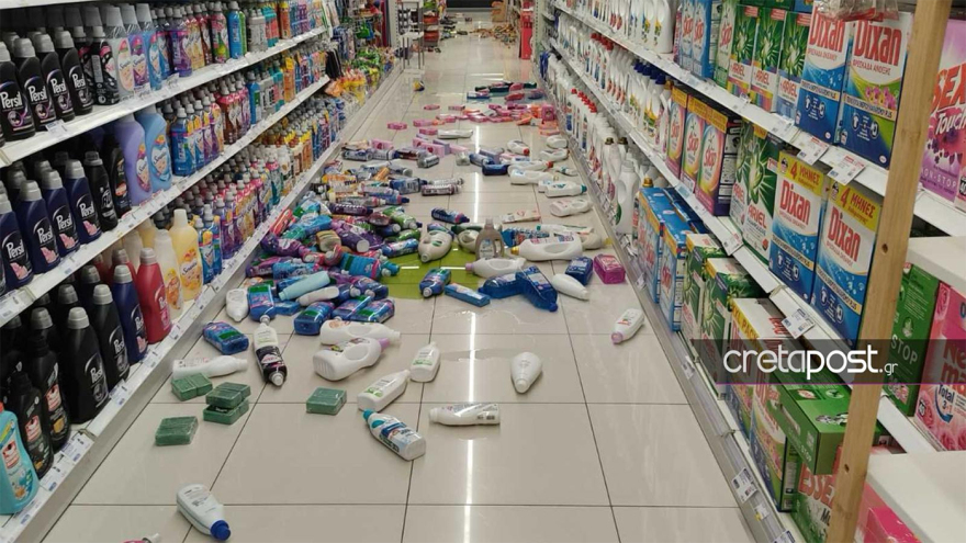 Σεισμός 6,1 Ρίχτερ ανοιχτά της Κρήτης: Οι πρώτες εικόνες - Συνεχείς έλεγχοι και περιπολίες στο νησί