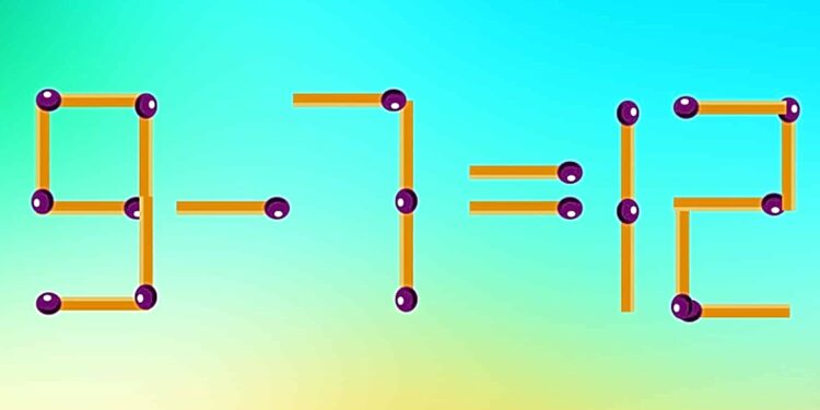 Μπορείτε να διορθώσετε την ισότητα μετακινώντας μόλις 1 σπίρτο σε 10 δευτερόλεπτα;