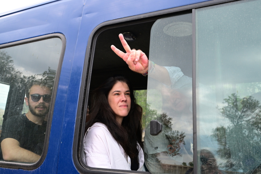 Acropolis: 15 arrests of New Left members raising the Palestinian flag - See images