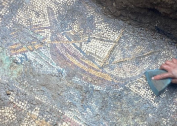 Εντυπωσιακό μωσαϊκό ανακαλύφθηκε σε αρχαία ελληνική πόλη και προκάλεσε αντιδράσεις