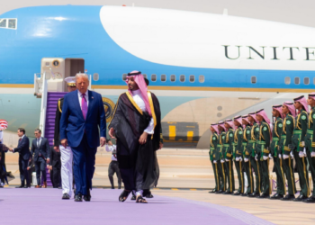 Trump in Saudi Arabia with Musk & Altman: He was welcomed with cavalry, trumpets & purple carpets