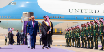 Trump in Saudi Arabia with Musk & Altman: He was welcomed with cavalry, trumpets & purple carpets