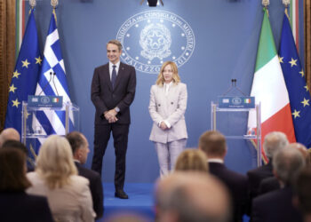 Οι δηλώσεις Μητσοτάκη και Μελόνι μετά την συνάντησή τους