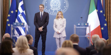 Οι δηλώσεις Μητσοτάκη και Μελόνι μετά την συνάντησή τους