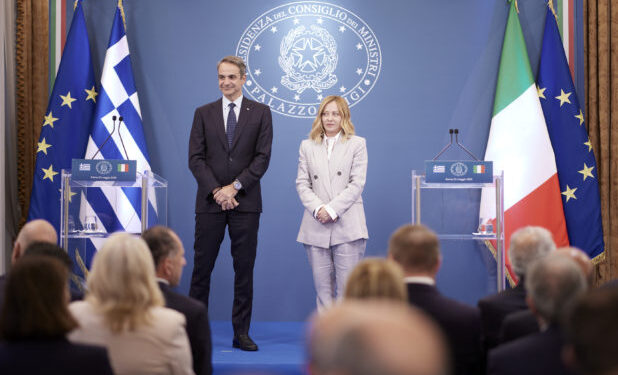 Οι δηλώσεις Μητσοτάκη και Μελόνι μετά την συνάντησή τους