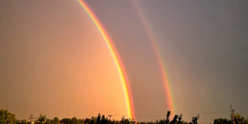 Θεσσαλονίκη: Δείτε το εντυπωσιακό διπλό ουράνιο τόξο που εμφανίστηκε στον ουρανό της πόλης