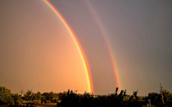 Θεσσαλονίκη: Δείτε το εντυπωσιακό διπλό ουράνιο τόξο που εμφανίστηκε στον ουρανό της πόλης