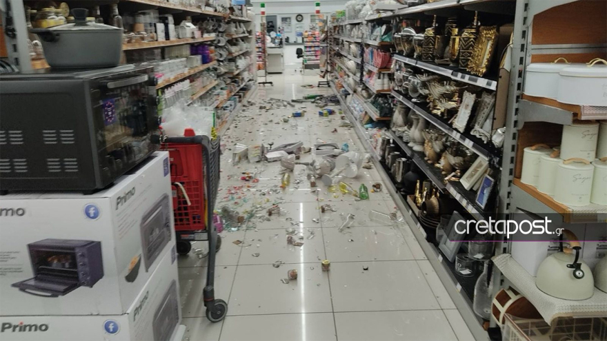 Σεισμός 6,1 Ρίχτερ ανοιχτά της Κρήτης: Οι πρώτες εικόνες - Συνεχείς έλεγχοι και περιπολίες στο νησί