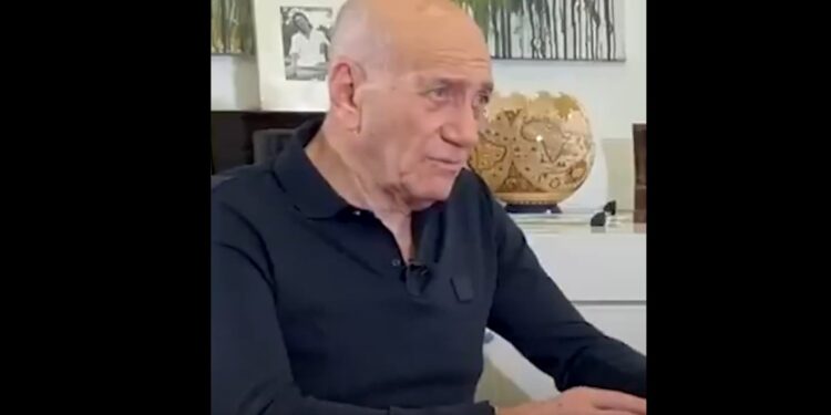 «Αυτό που κάνουμε στη Γάζα είναι πολύ κοντά σε έγκλημα πολέμου» δηλώνει πρώην πρωθυπουργός του Ισραήλ