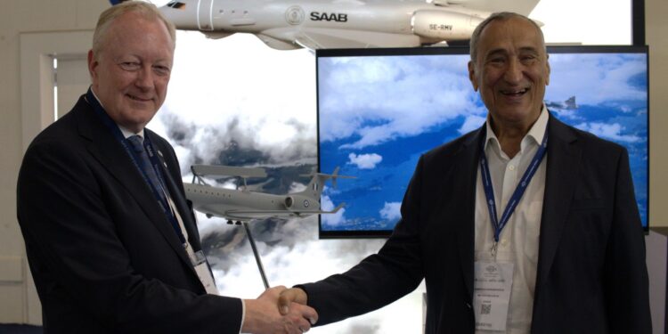 Εποικοδομητικές συζητήσεις μεταξύ Miltech Hellas και Saab για το σύστημα Erieye στο πλαίσιο της DEFEA 2025