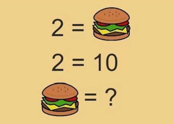 Mπορείτε να βρείτε την αξία του χάμπουργκερ σε 10 δευτερόλεπτα;