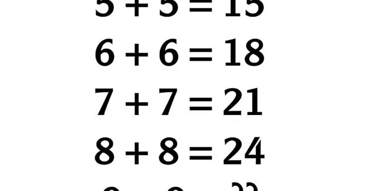 Mπορείτε να βρείτε τον αριθμό που λείπει σε 10 δευτερόλεπτα;