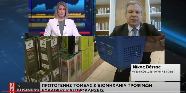 «Κάθε χρόνο τα τρόφιμα θα ακριβαίνουν λίγο πιο πάνω από τον πληθωρισμό»
